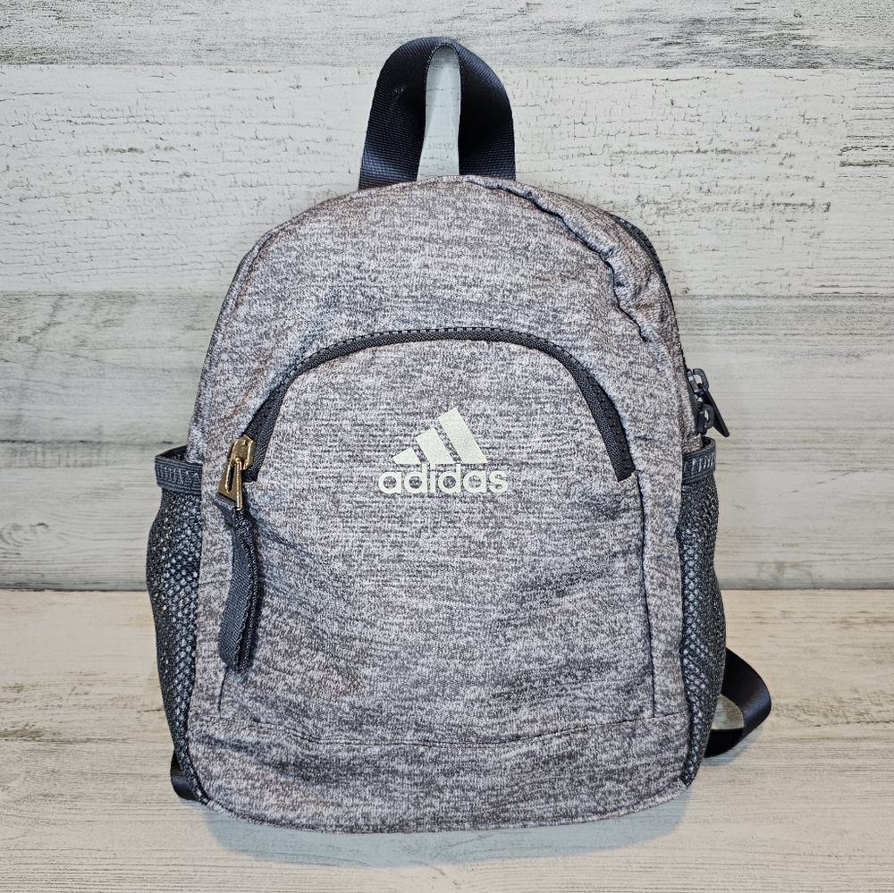 Adidas Linear Mini Backpack Gray Adidas Travel Ba… - image 1